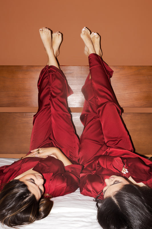 Burgundy set